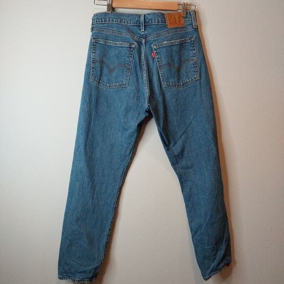 Levi's Jeans Wedgie Big E‎ Buttonfly Women's Blue Denim Pants Size 29 - Picture 2 of 9